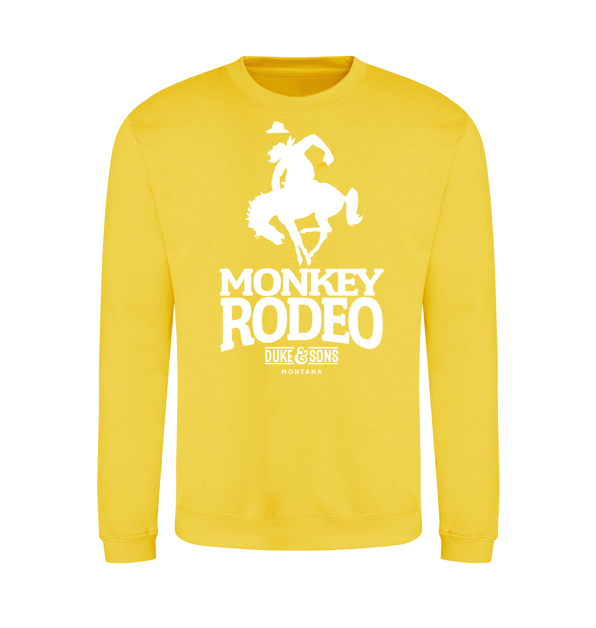 Sun Yellow Printed Sweater Front