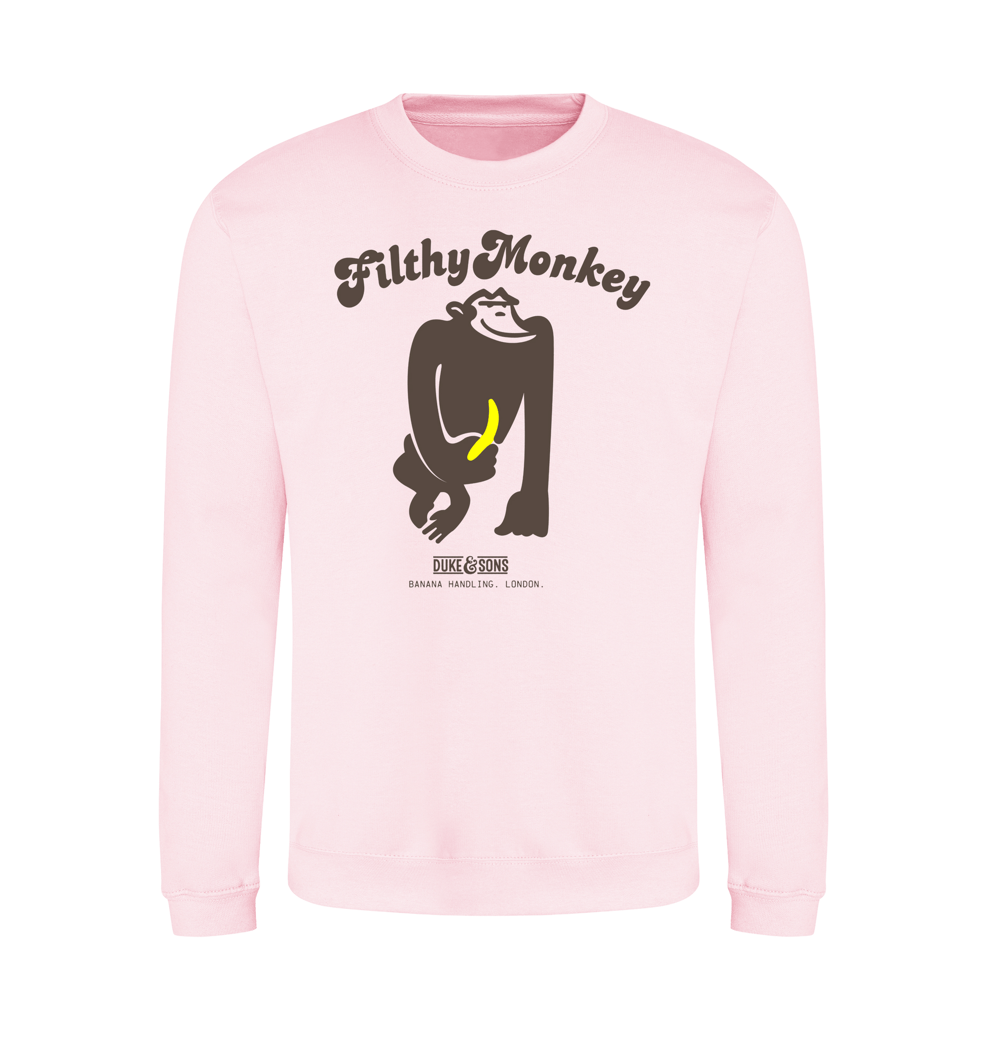 Baby Pink Printed Sweater Front