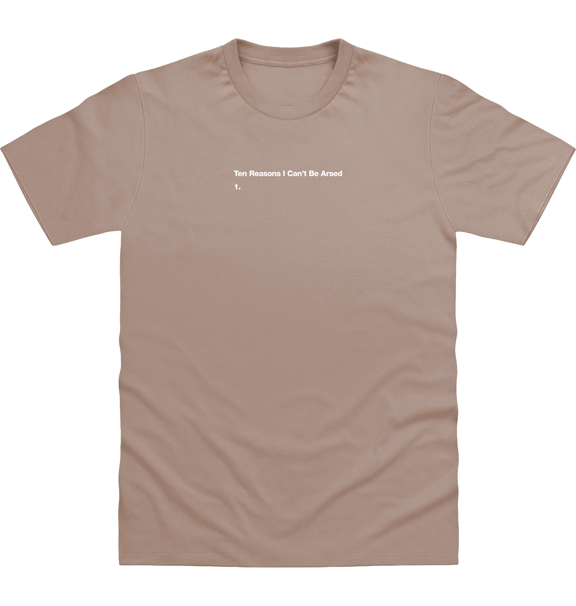 Desert Sand Printed T-shirt Front