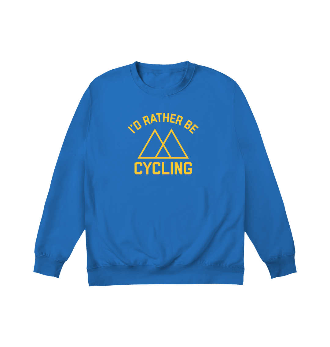 Sapphire Blue Printed Sweater Front