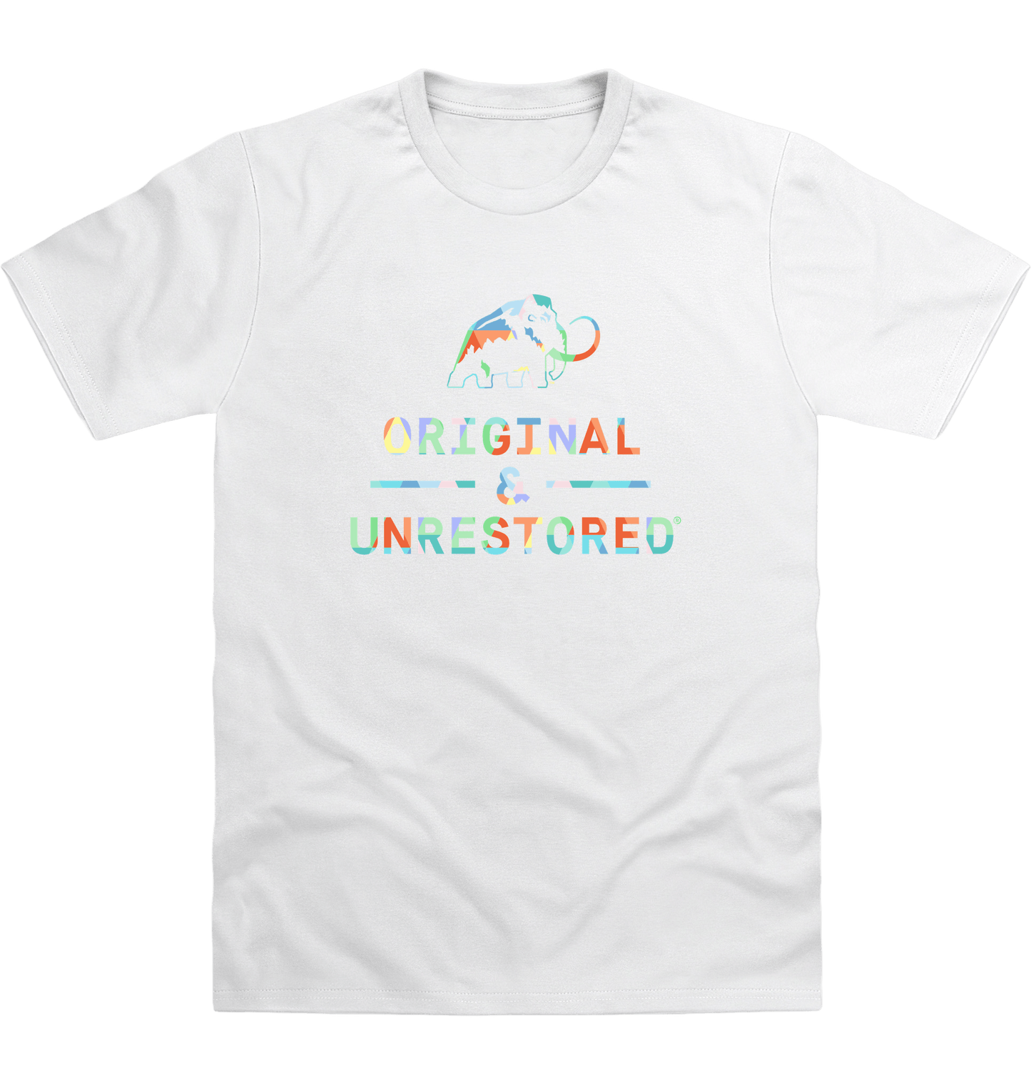 Arctic White Printed T-shirt Front
