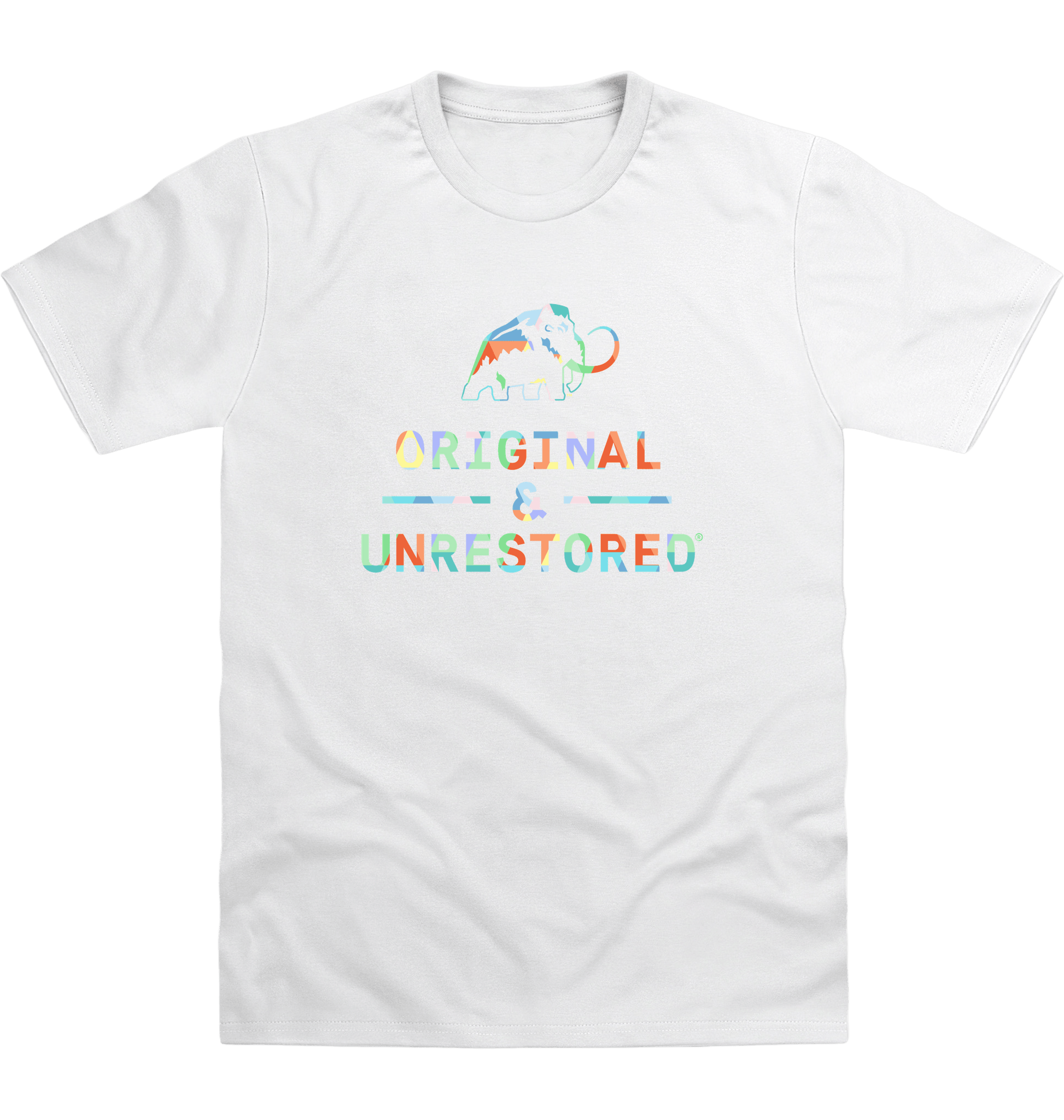 Arctic White Printed T-shirt Front