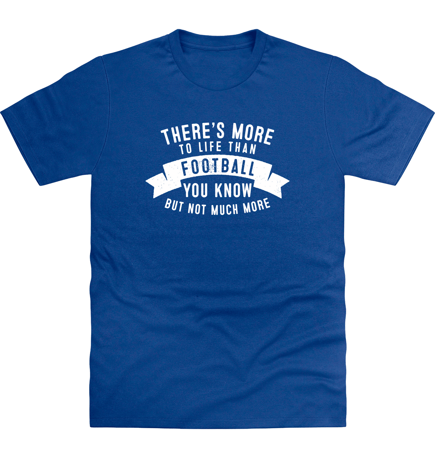 Royal Blue Printed T-shirt Front