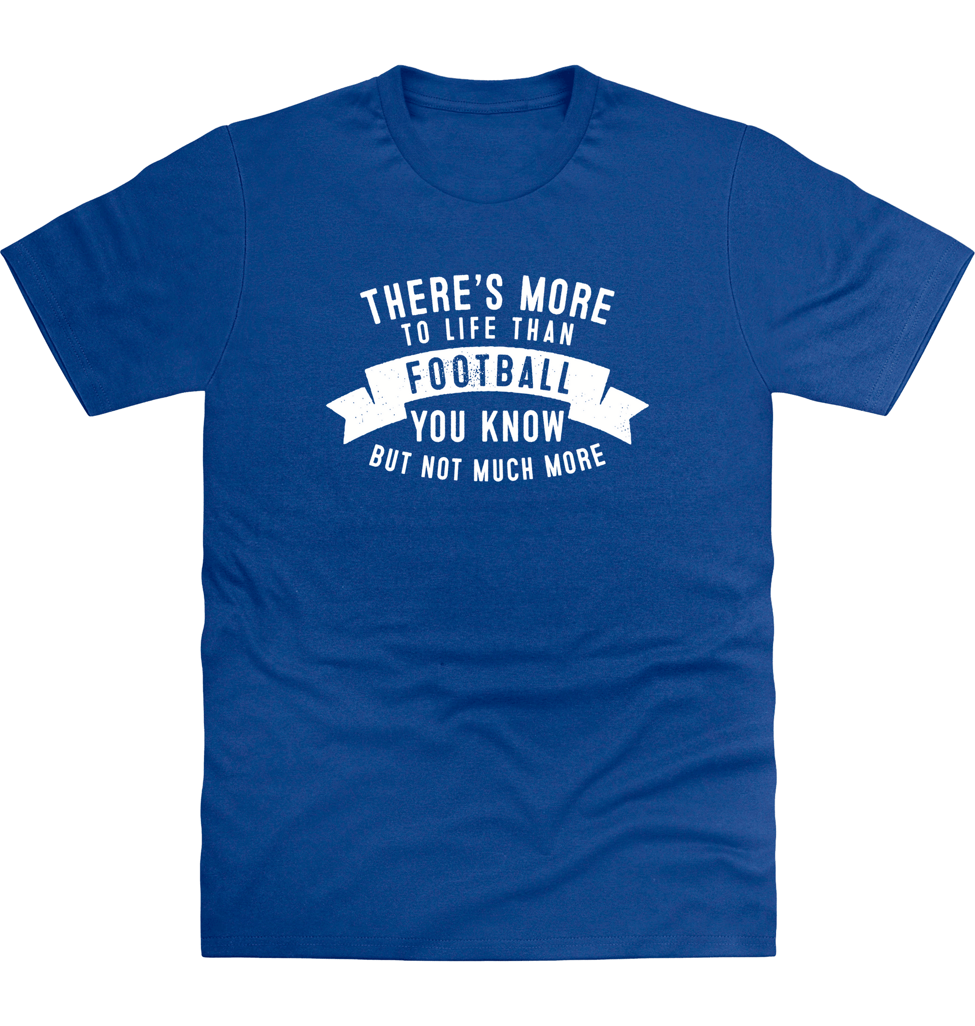 Royal Blue Printed T-shirt Front