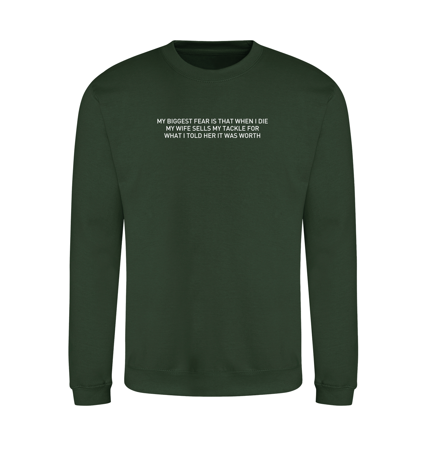 Forest Green Printed Sweater Front