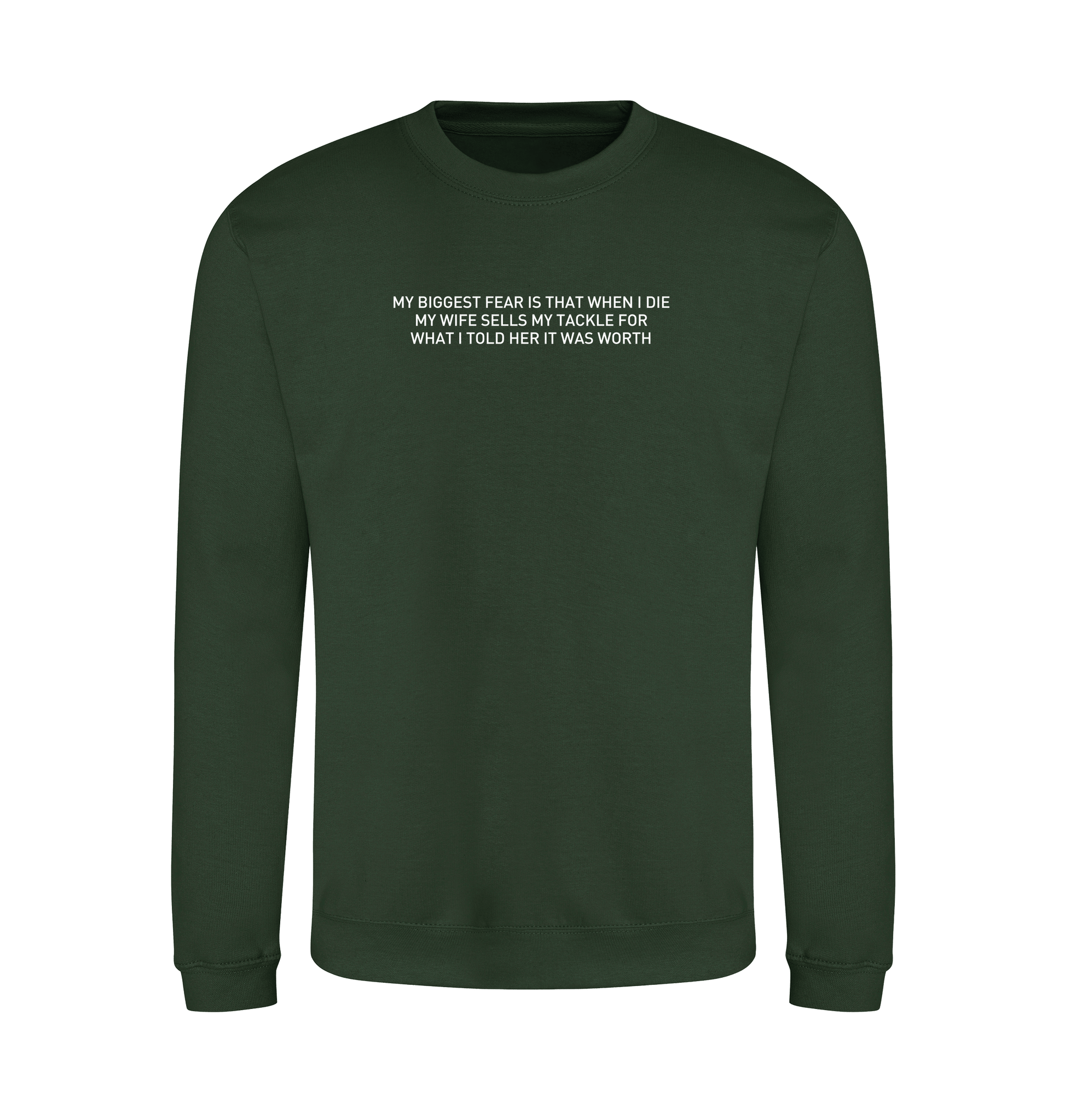 Forest Green Printed Sweater Front