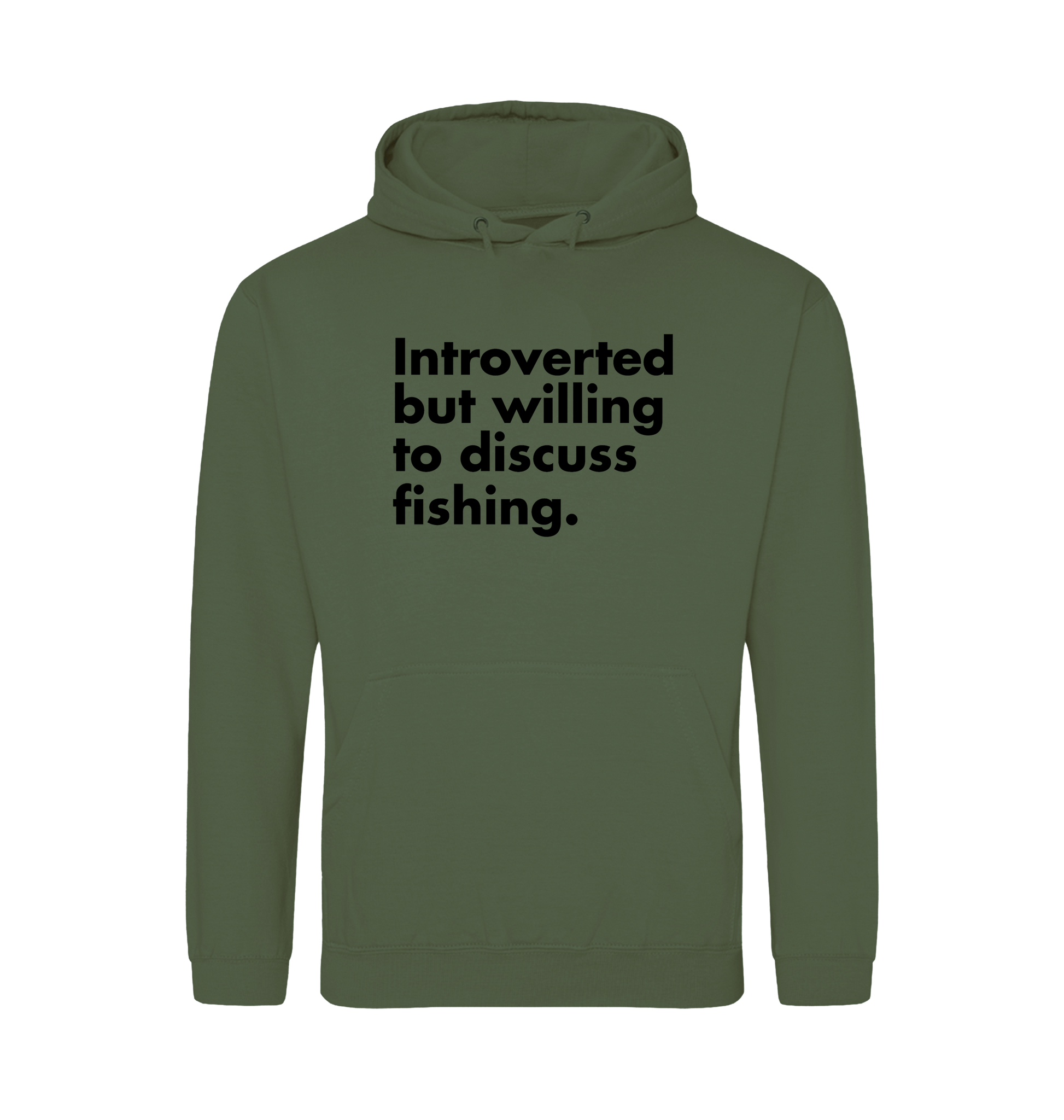 Earthy Green Printed Hoody Front