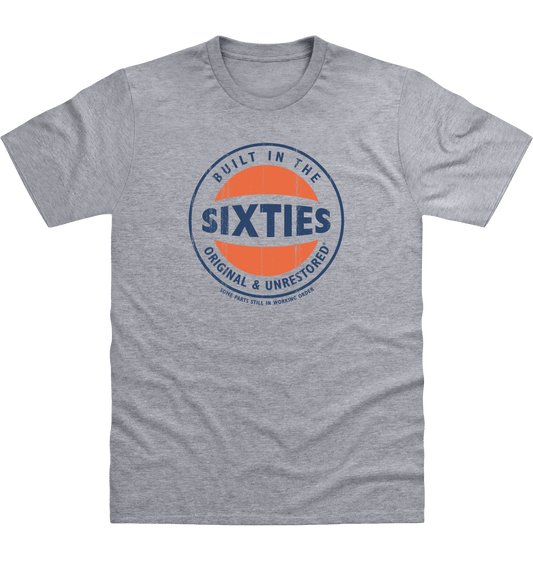 Heather Grey Printed T-shirt Front