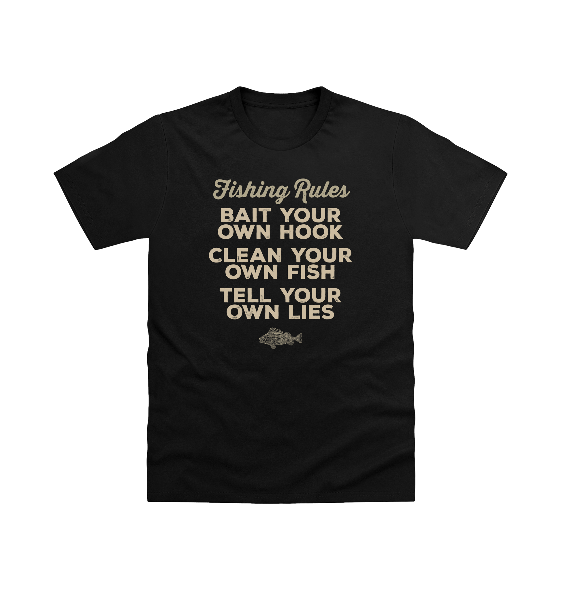 Deep Black Printed T-shirt Front
