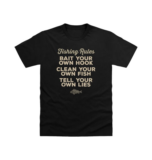 Deep Black Printed T-shirt Front