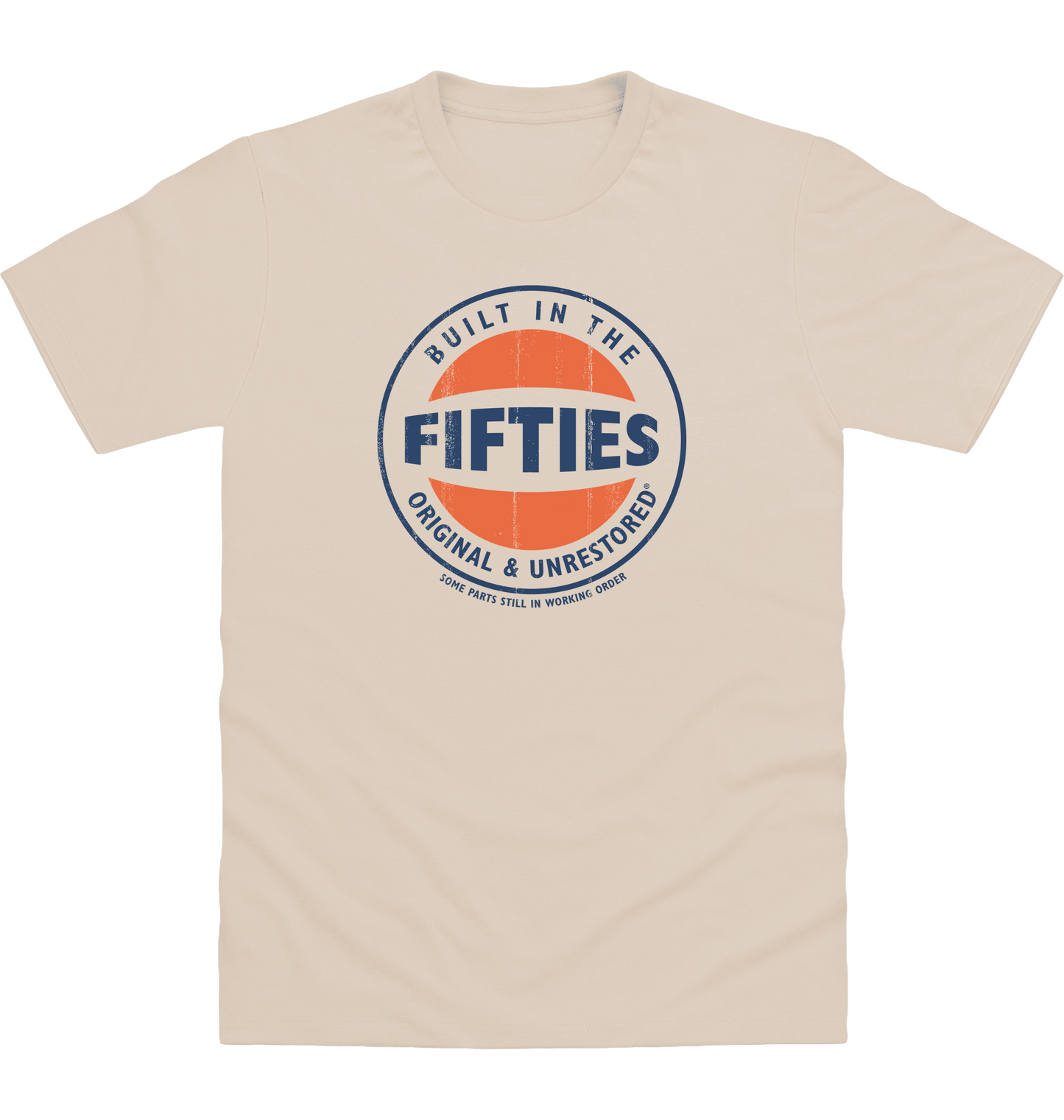 Natural Stone Printed T-shirt Front