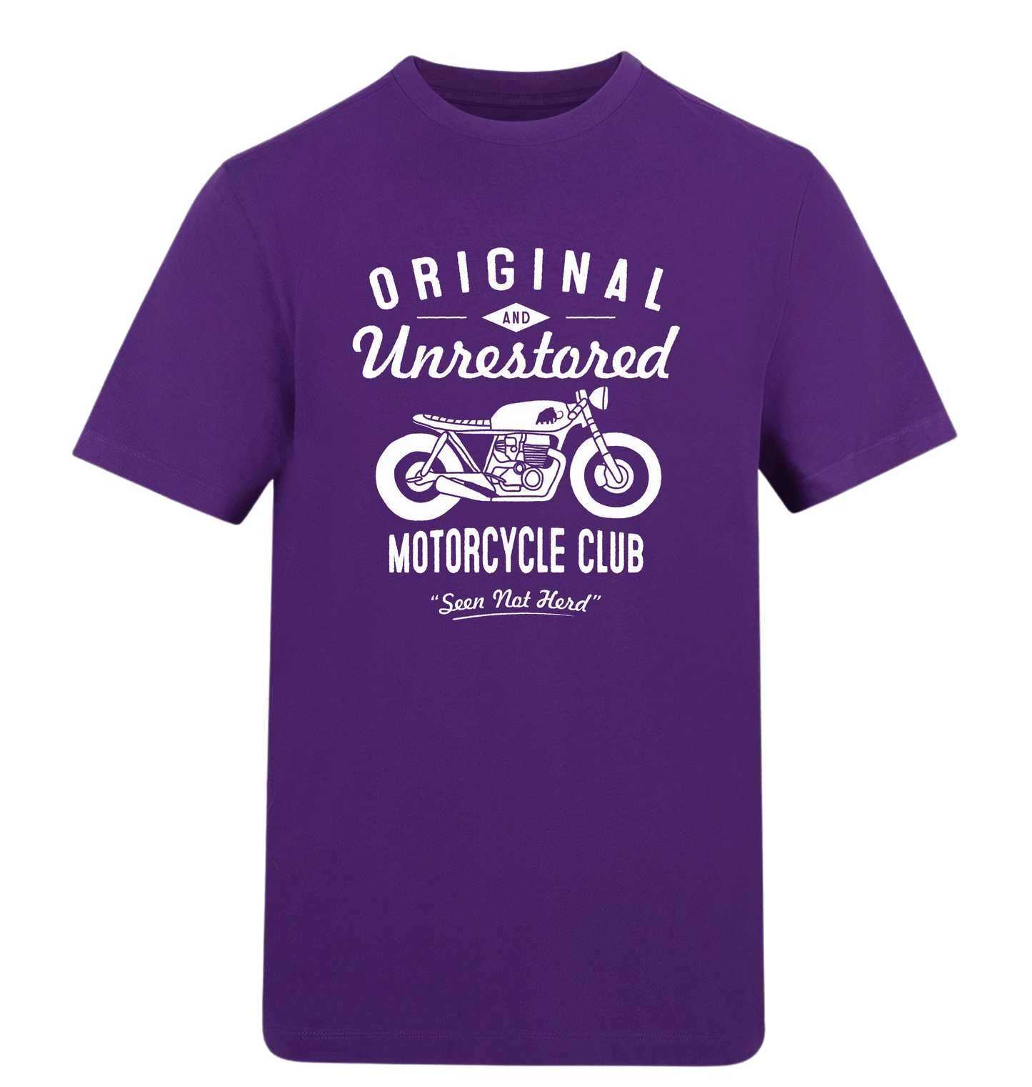 Purple Printed T-shirt Front
