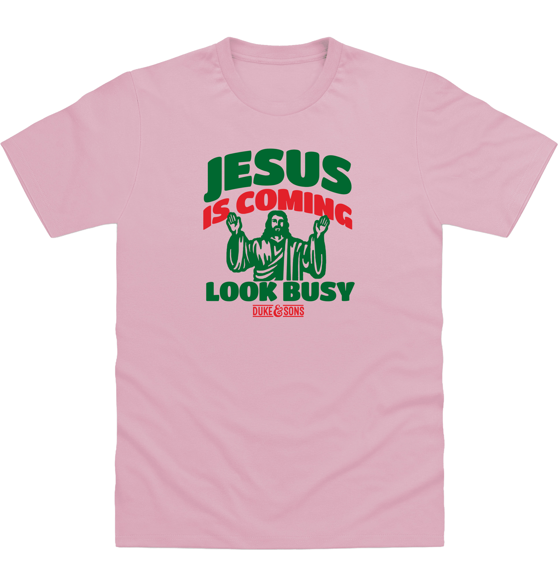 Baby Pink Printed T-shirt Front