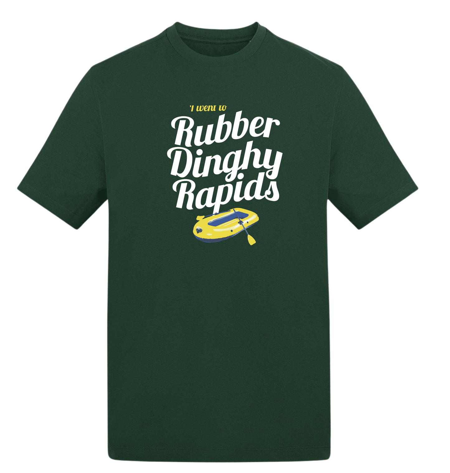 Bottle Green Printed T-shirt Front