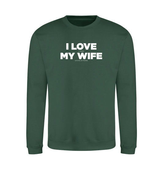 Bottle Green Printed Sweater Front