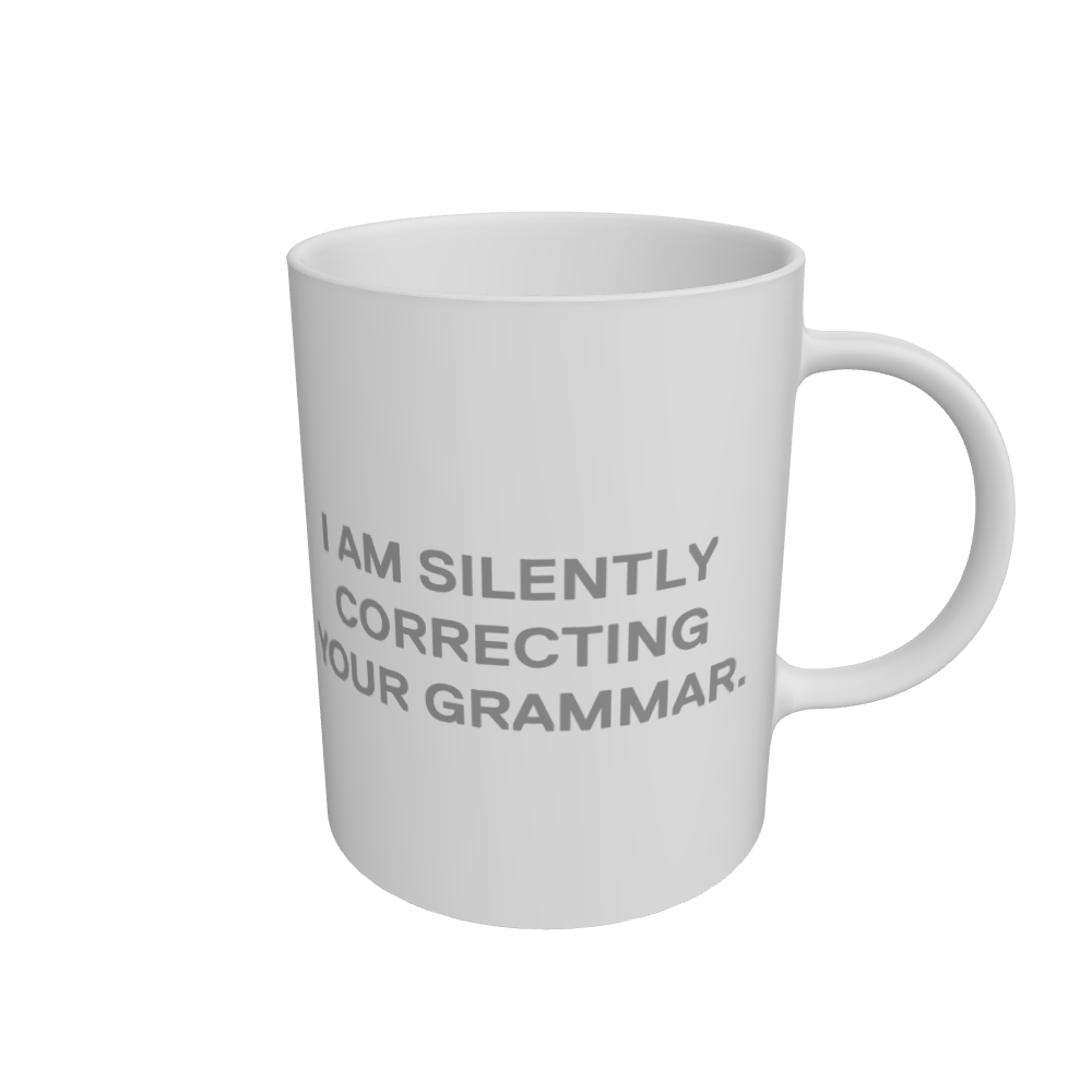 White Mug Front