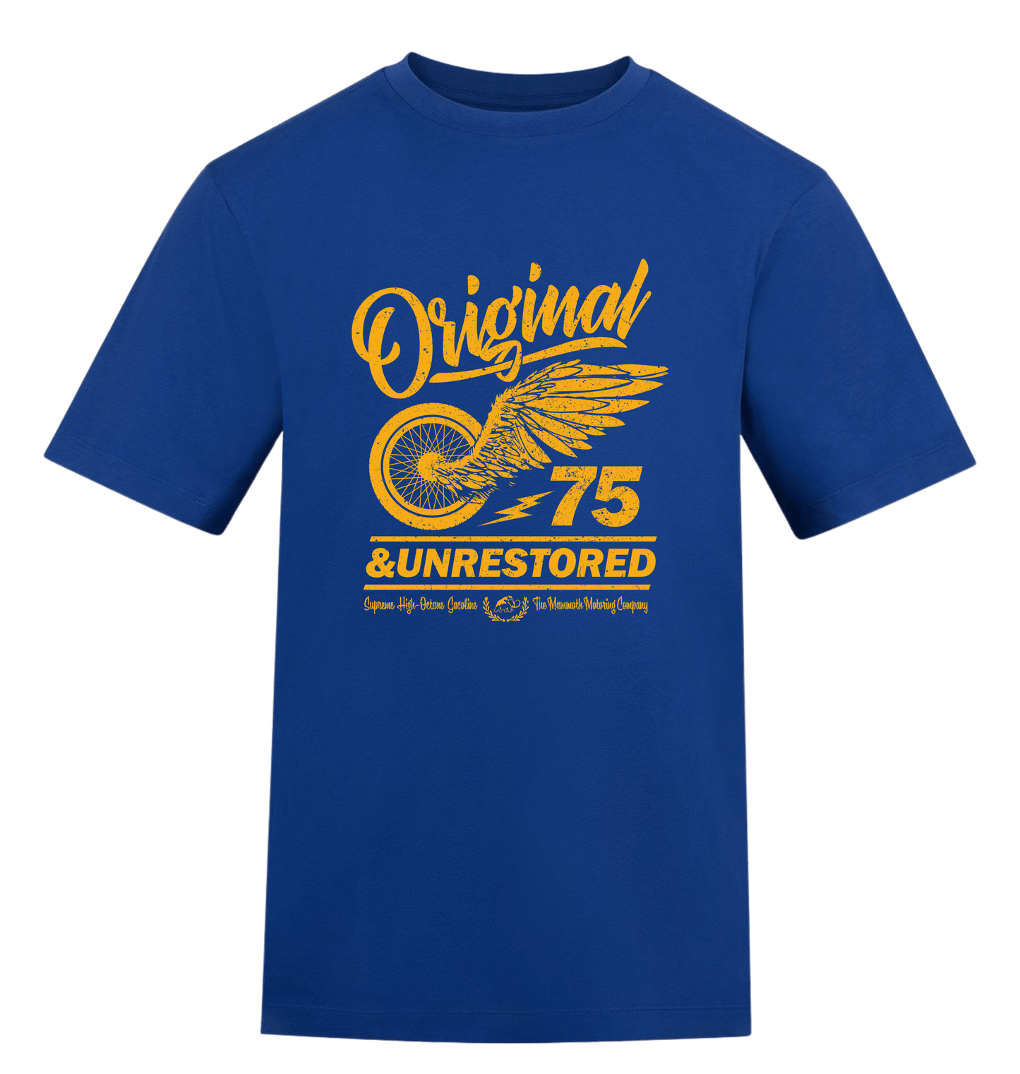 Royal Blue Printed T-shirt Front
