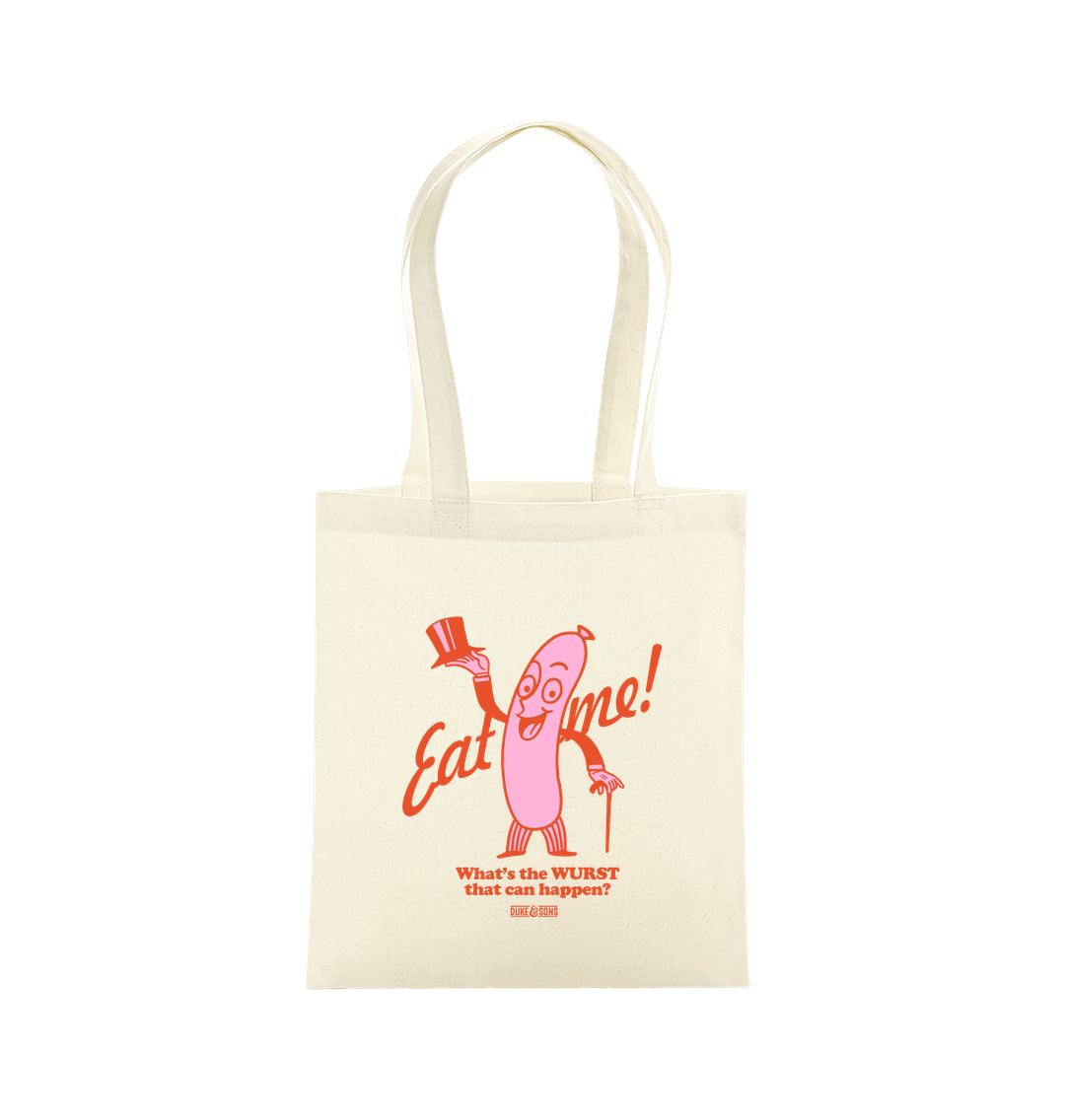 Natural Printed Bag Front