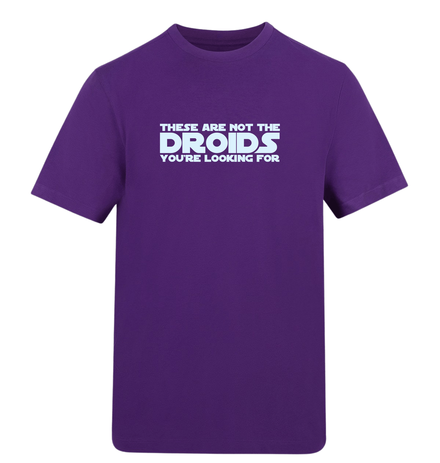 Purple Printed T-shirt Front
