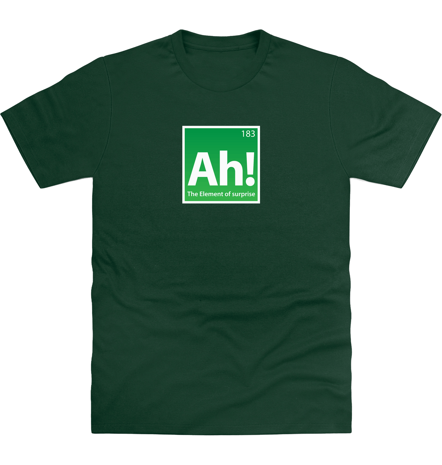 Bottle Green Printed T-shirt Front