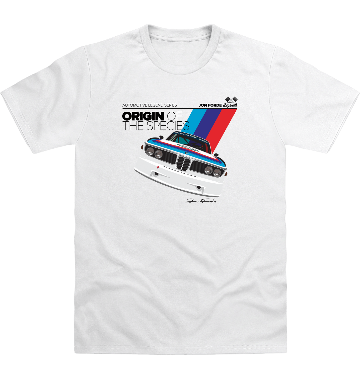 Arctic White Printed T-shirt Front