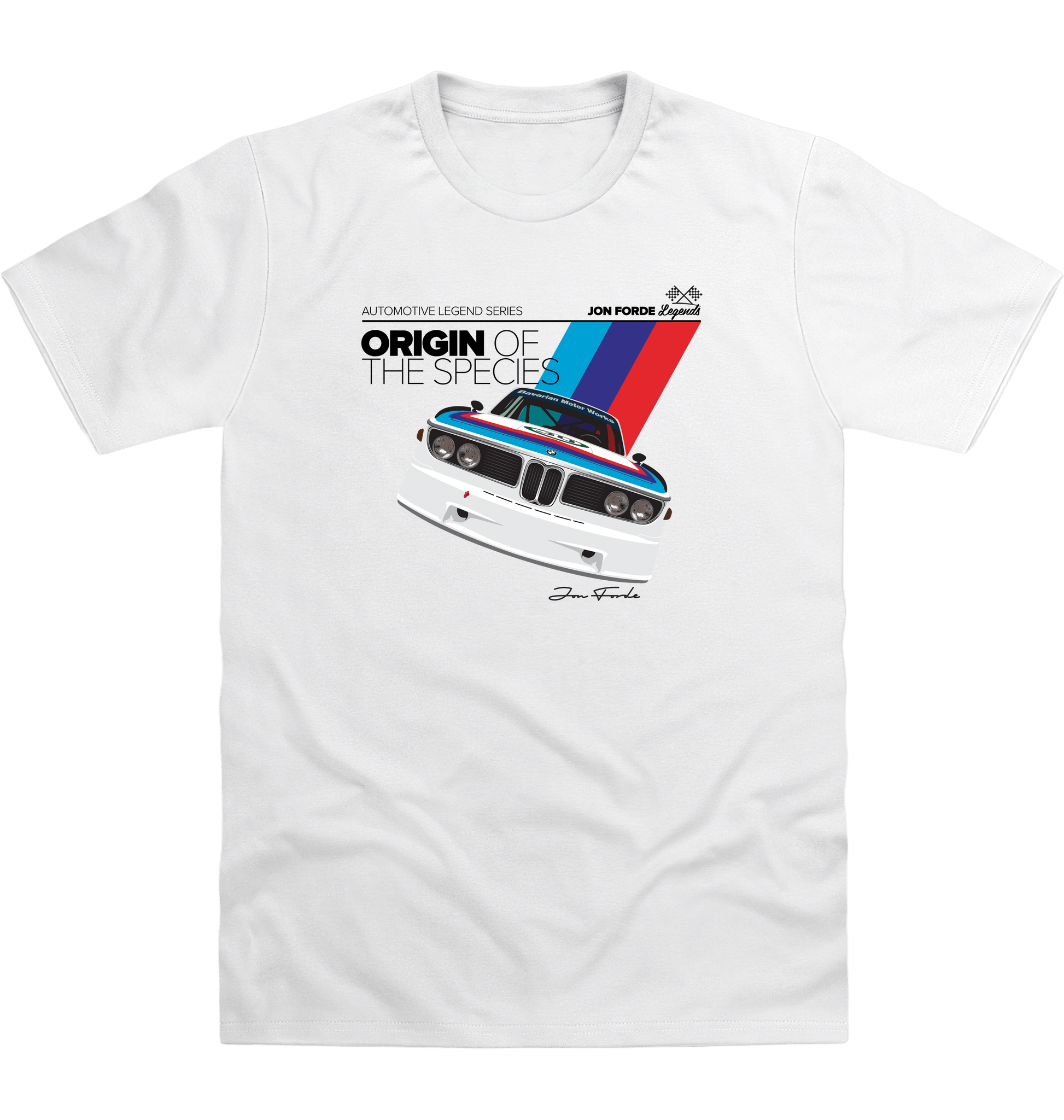 Arctic White Printed T-shirt Front