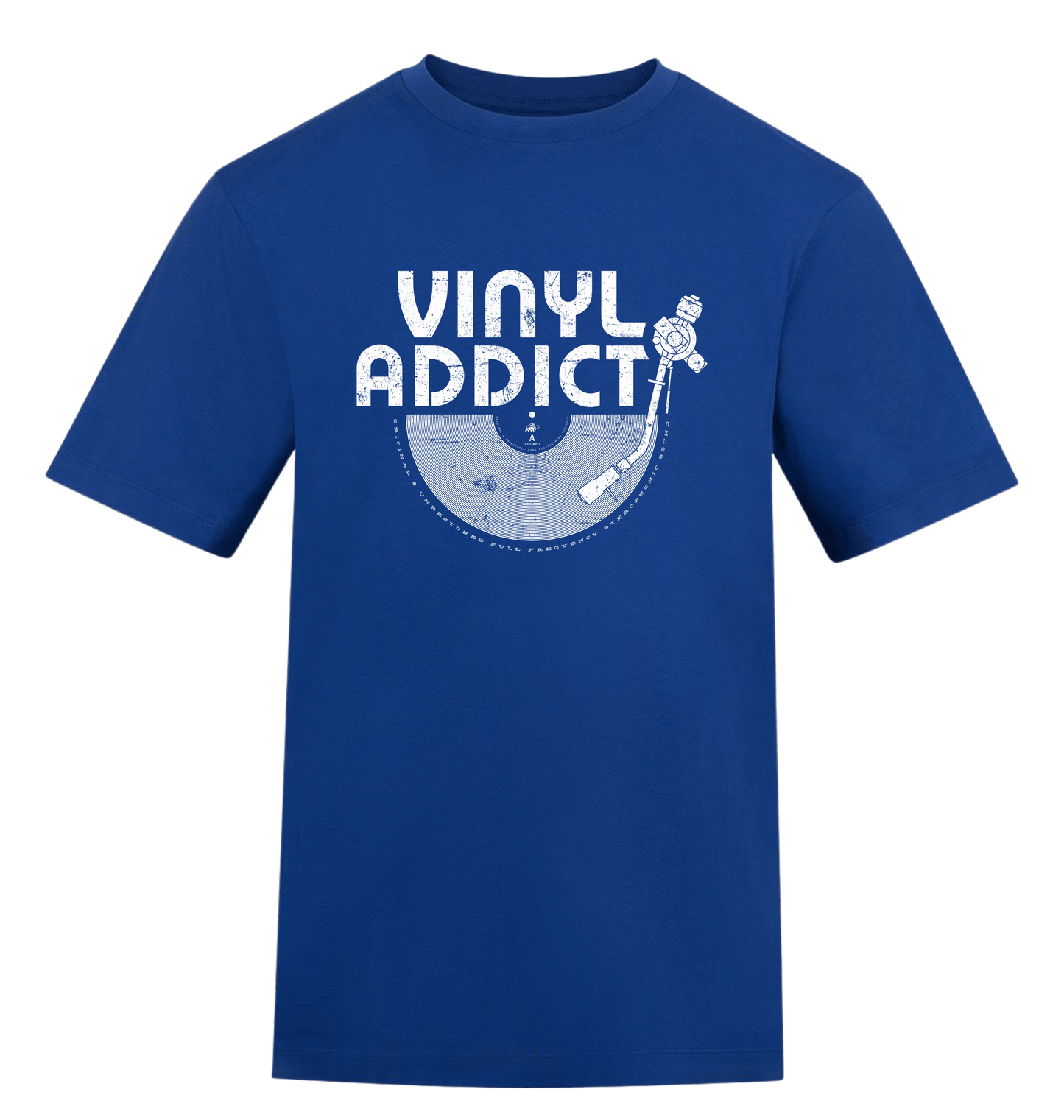 Royal Blue Printed T-shirt Front