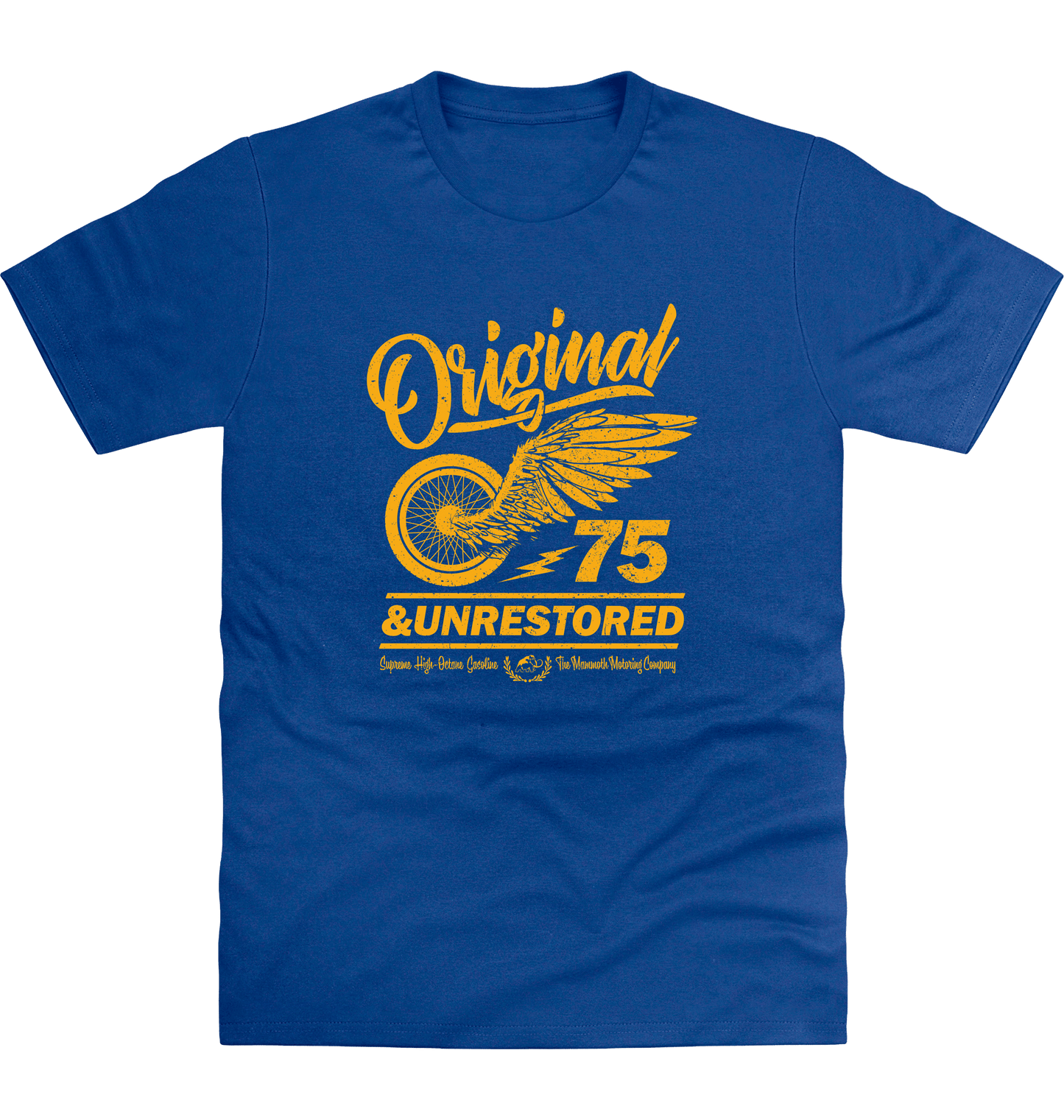 Royal Blue Printed T-shirt Front