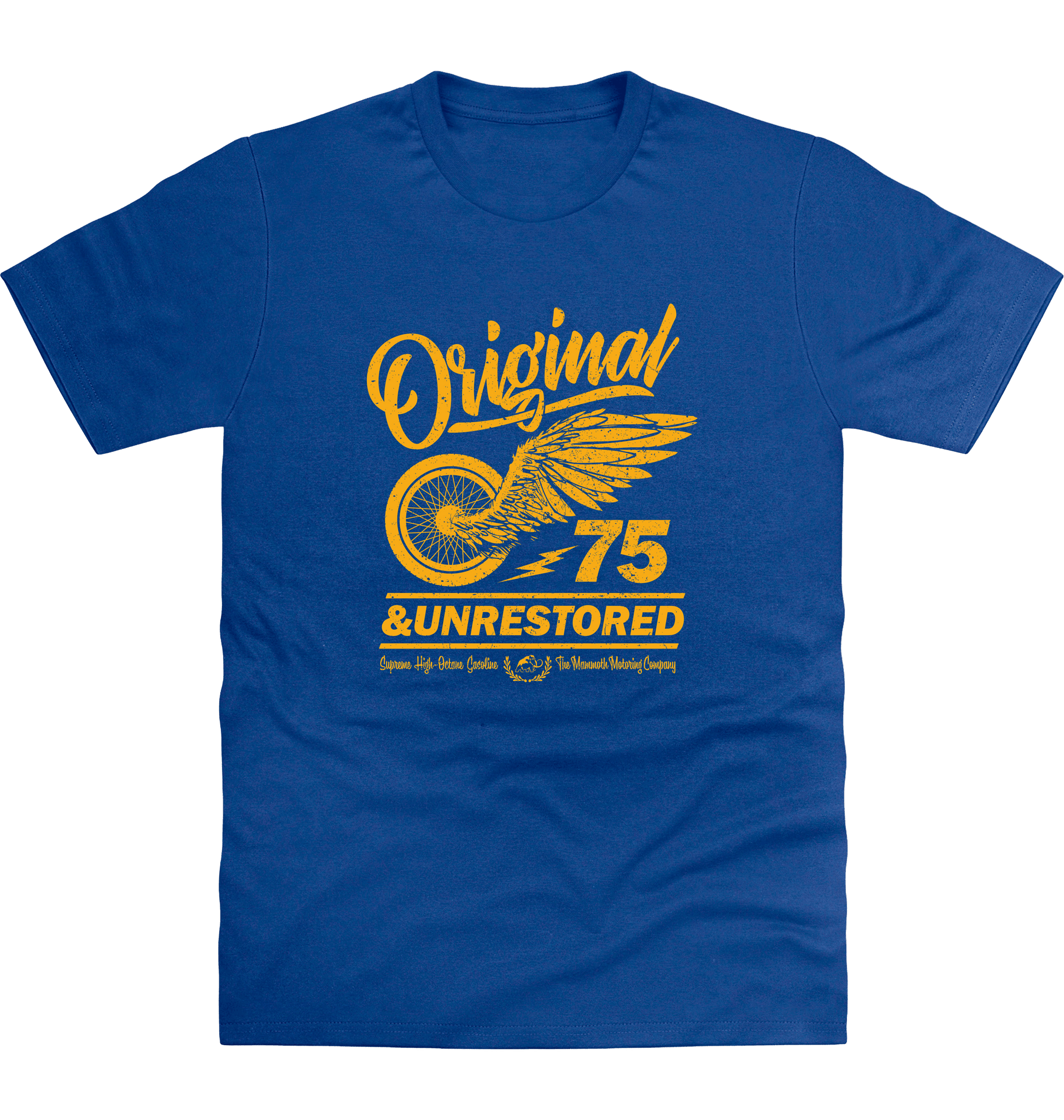 Royal Blue Printed T-shirt Front