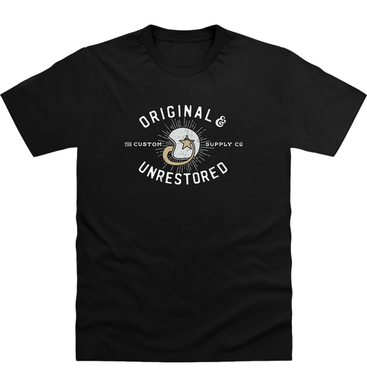 Deep Black Printed T-shirt Front