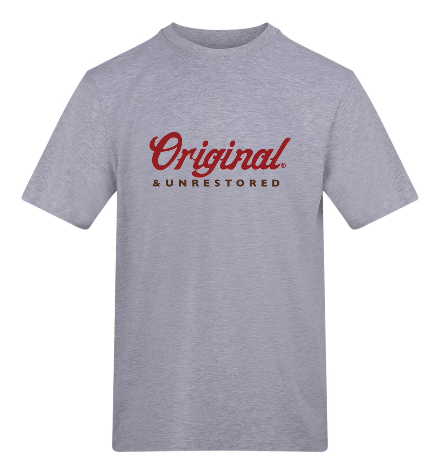 Heather Grey Printed T-shirt Front