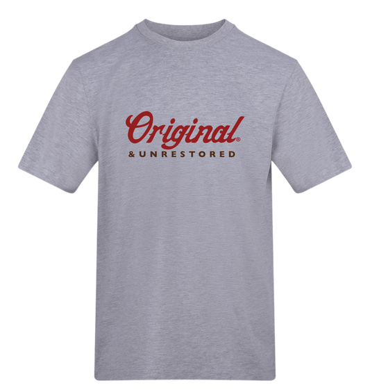 Heather Grey Printed T-shirt Front