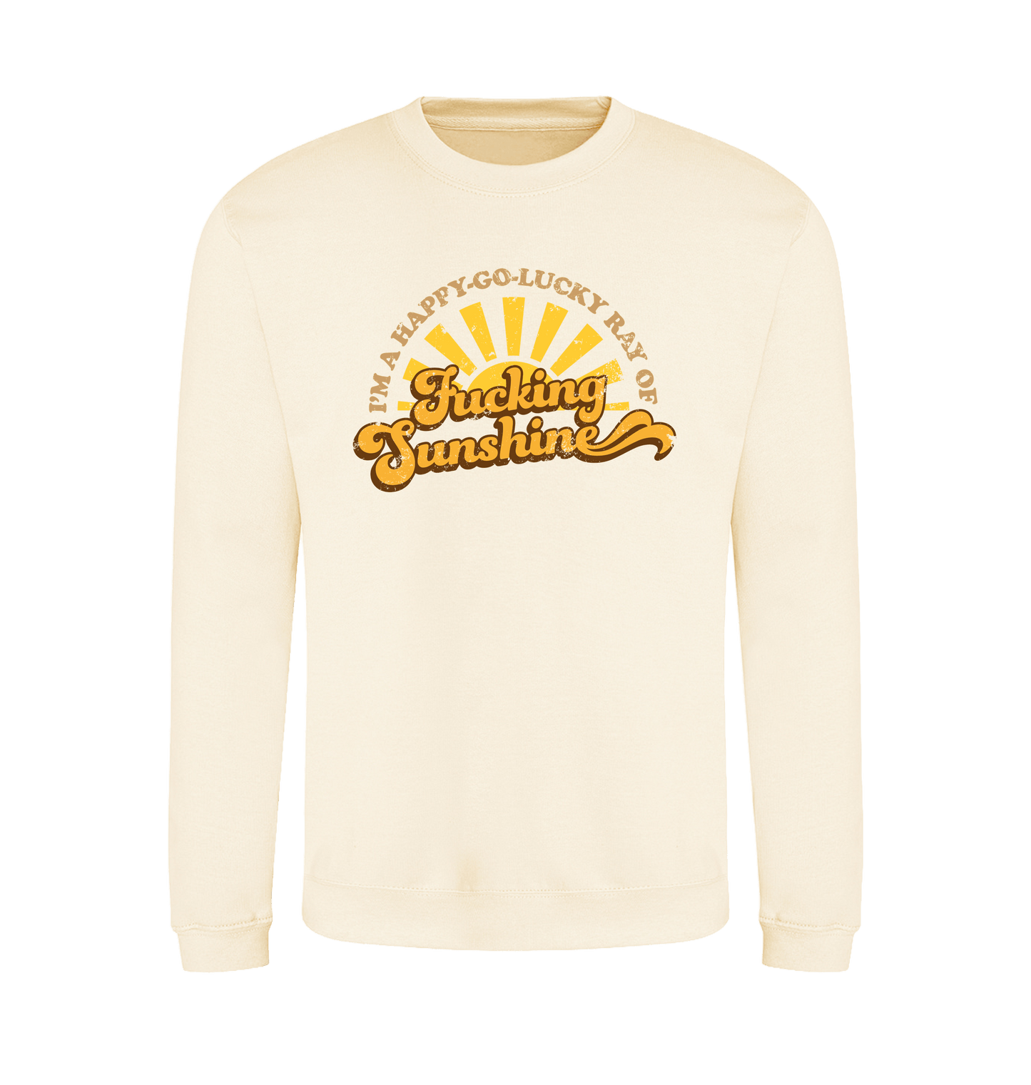 Vanilla Milkshake Printed Sweater Front