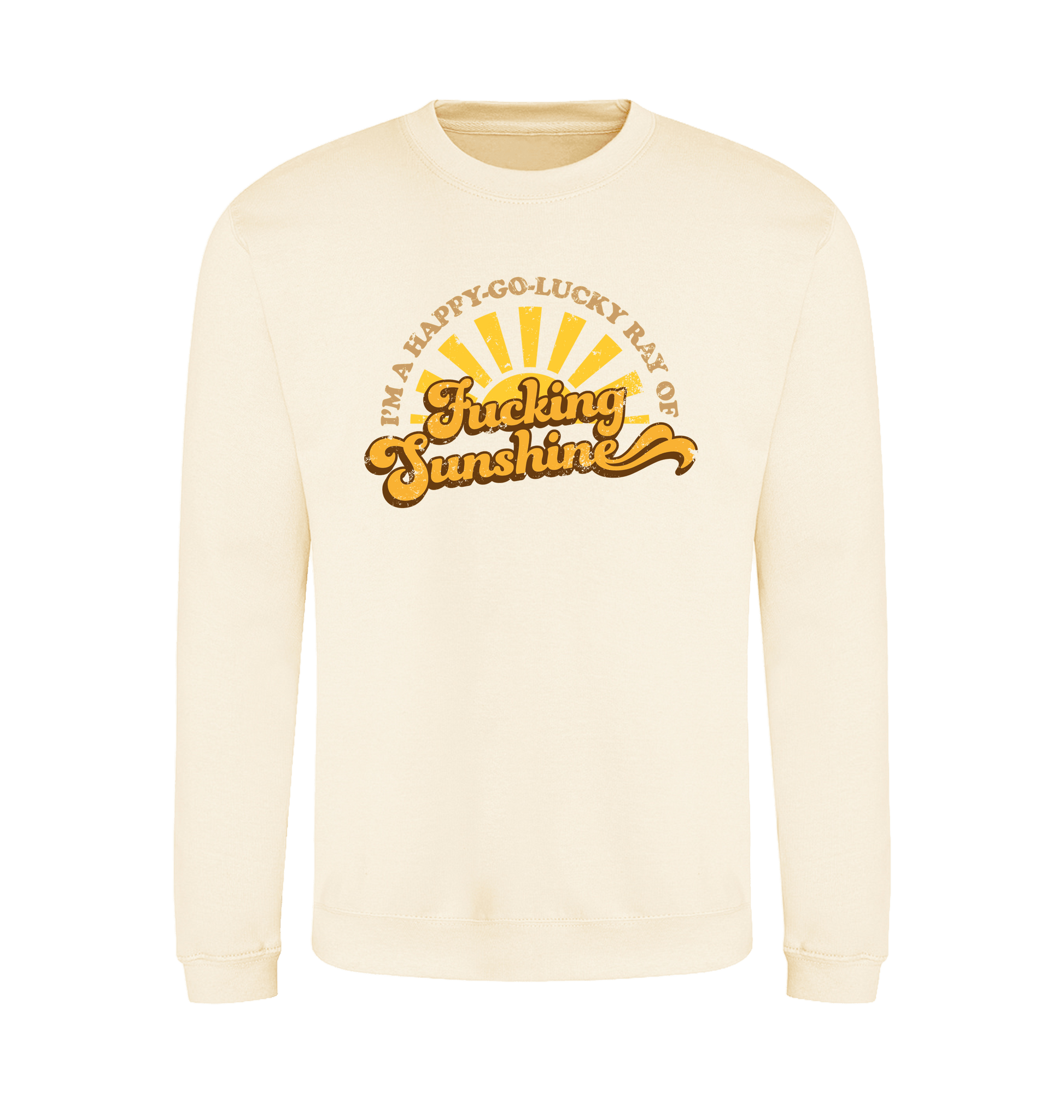 Vanilla Milkshake Printed Sweater Front