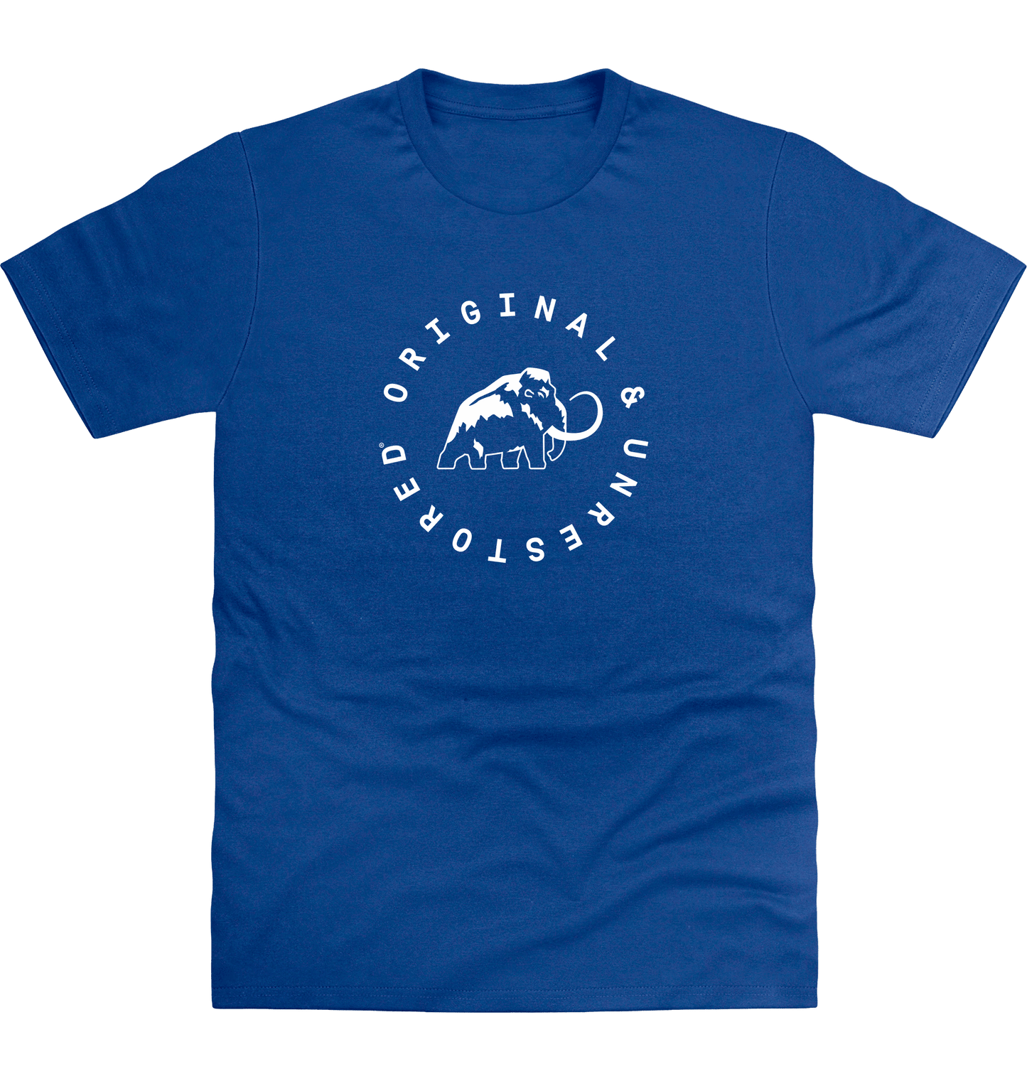 Royal Blue Printed T-shirt Front
