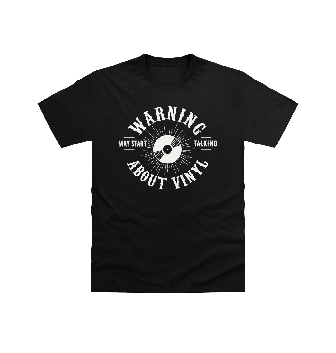 Black Printed T-shirt Front