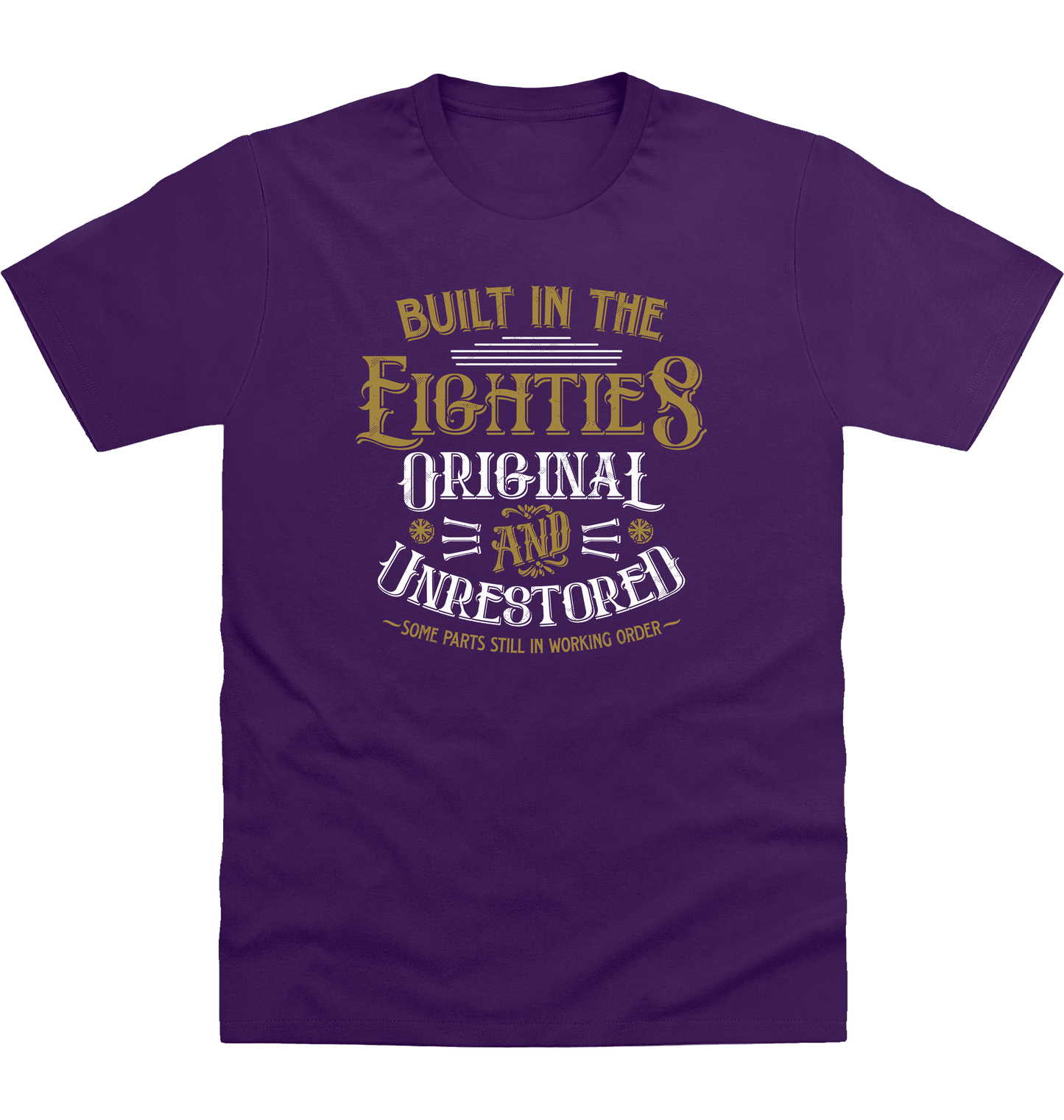 Purple Printed T-shirt Front