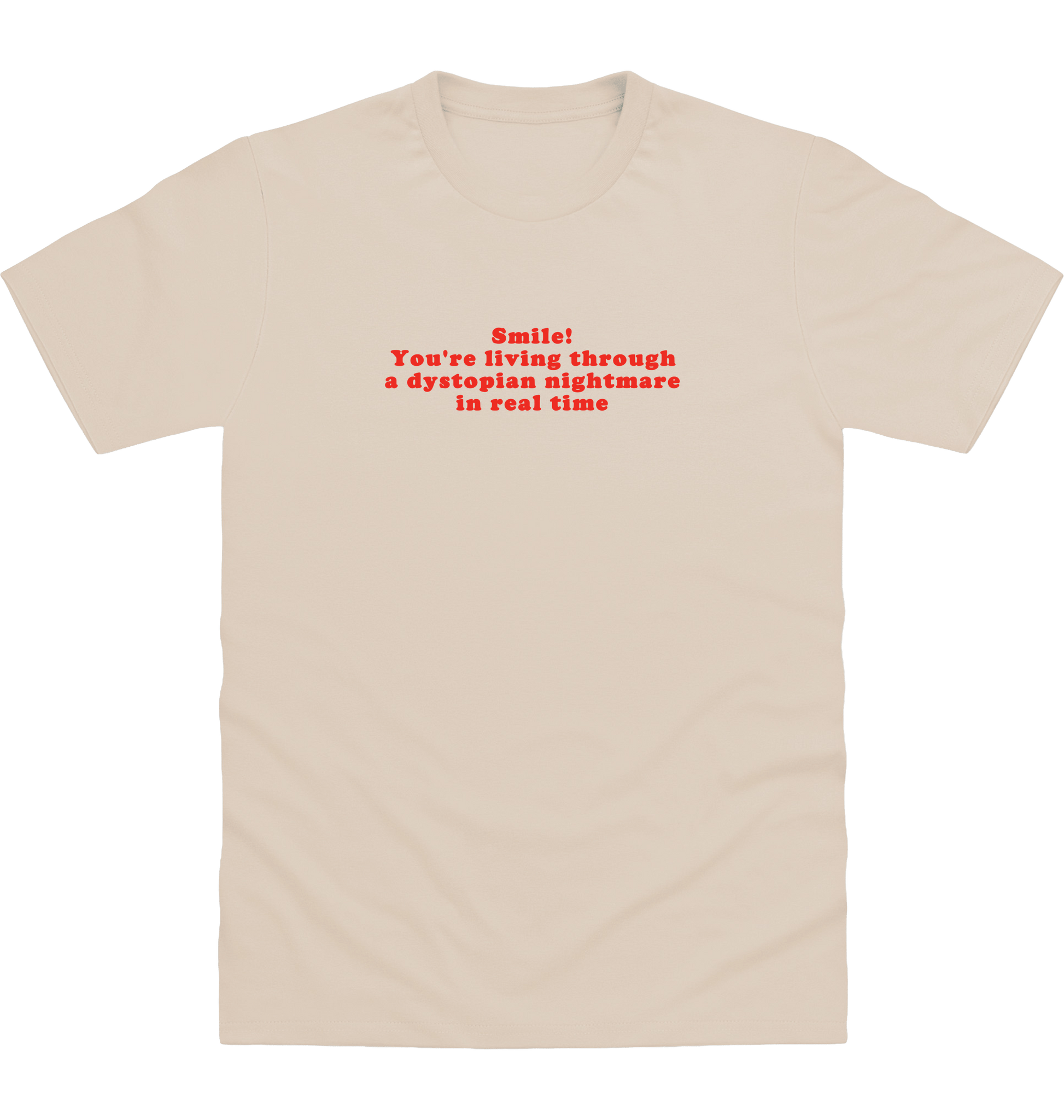 Natural Stone Printed T-shirt Front