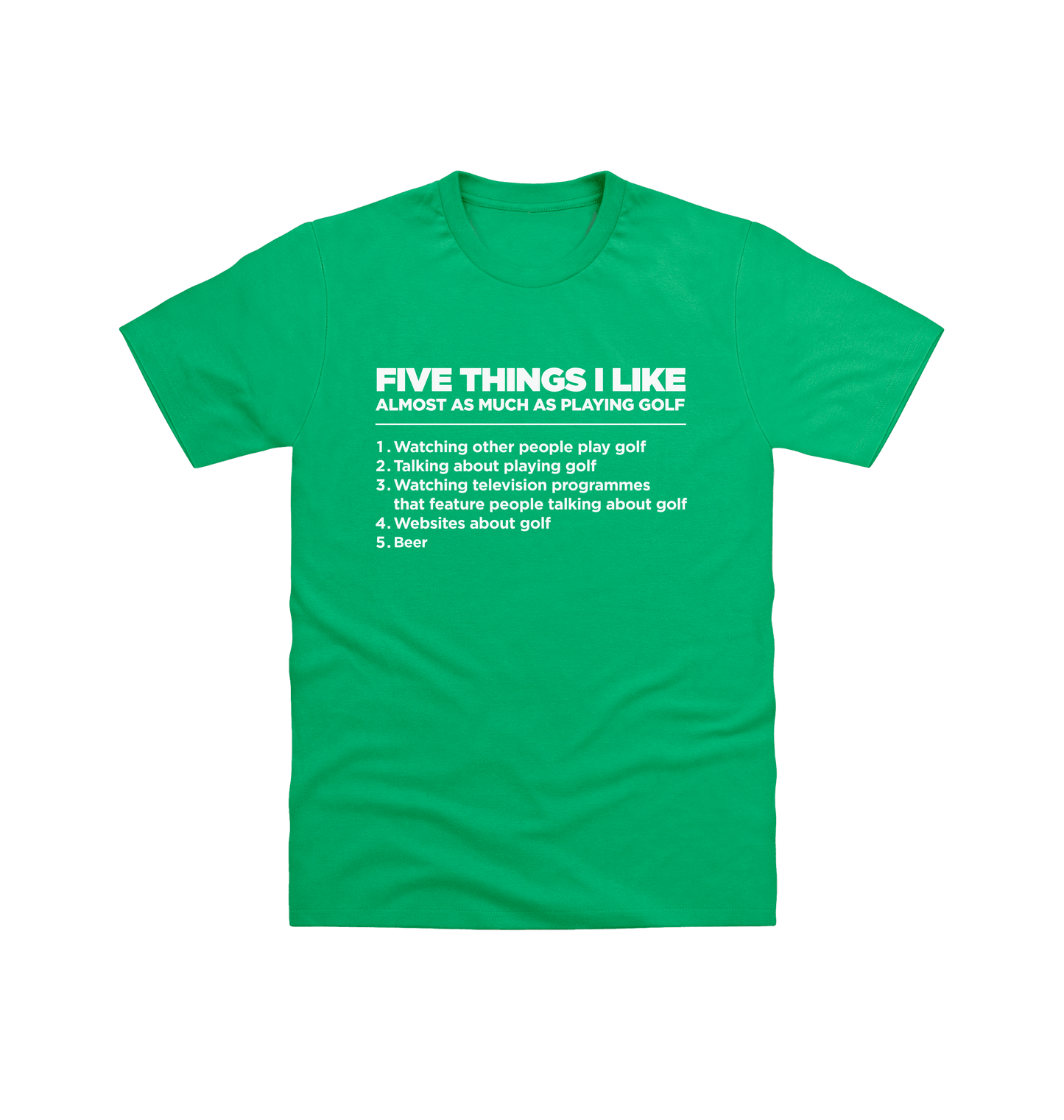 Irish Green Printed T-shirt Front