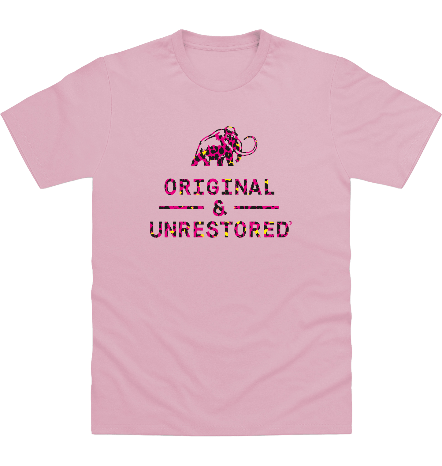 Baby Pink Printed T-shirt Front