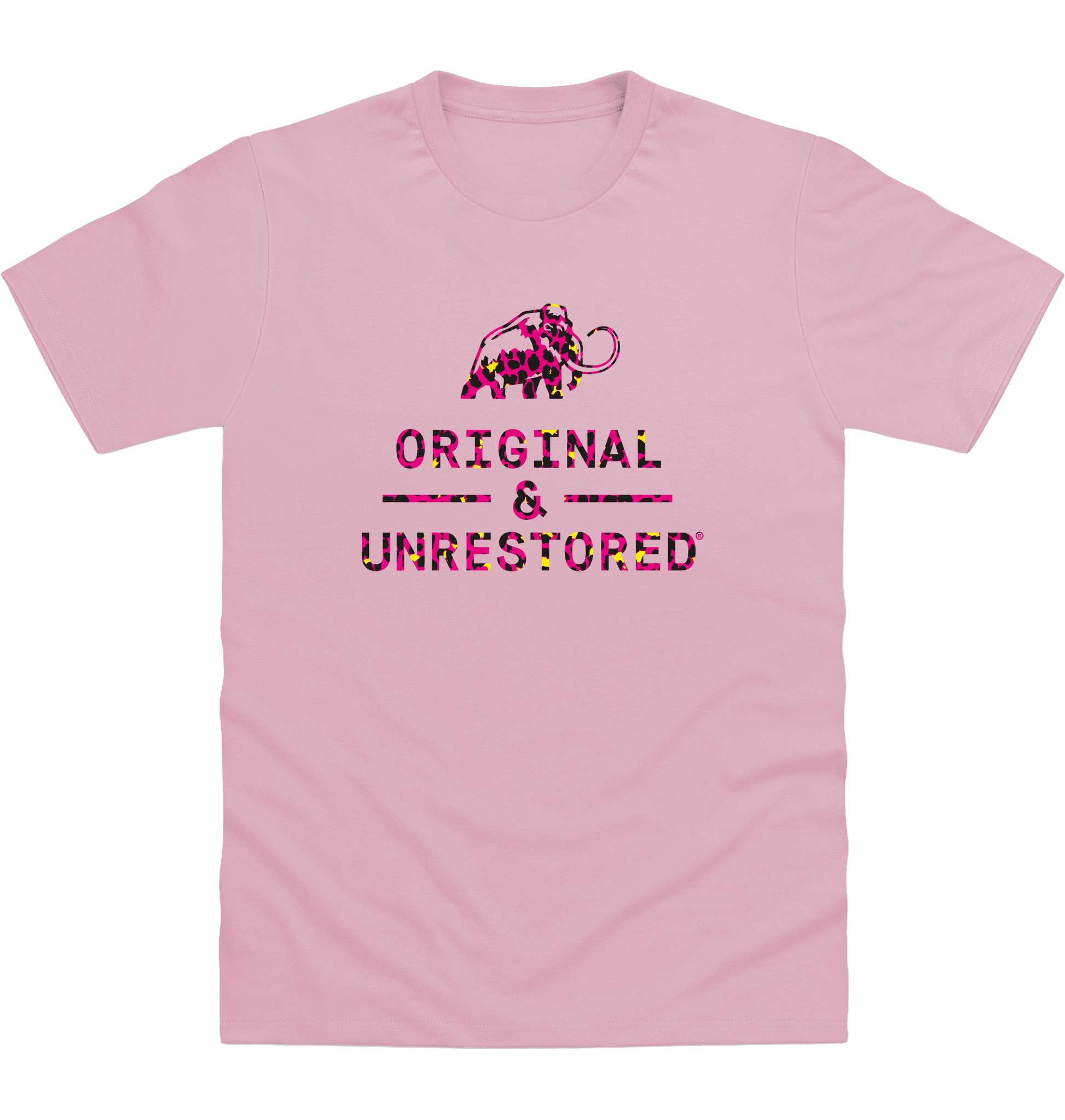 Baby Pink Printed T-shirt Front