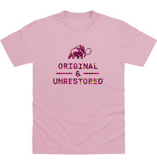 Baby Pink Printed T-shirt Front