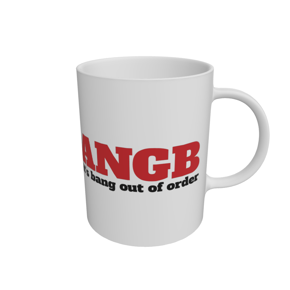 White Mug Front