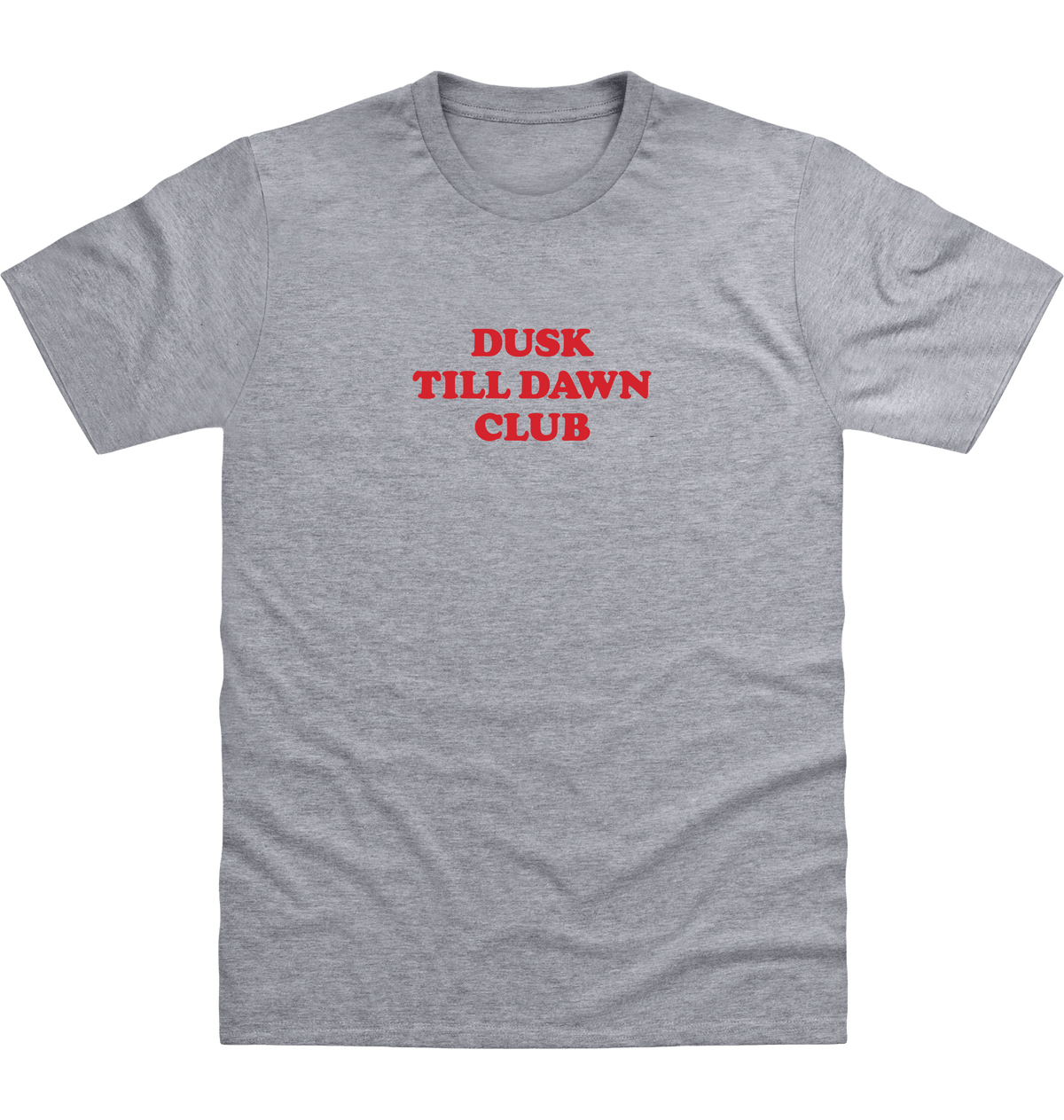 Heather Grey Printed T-shirt Front