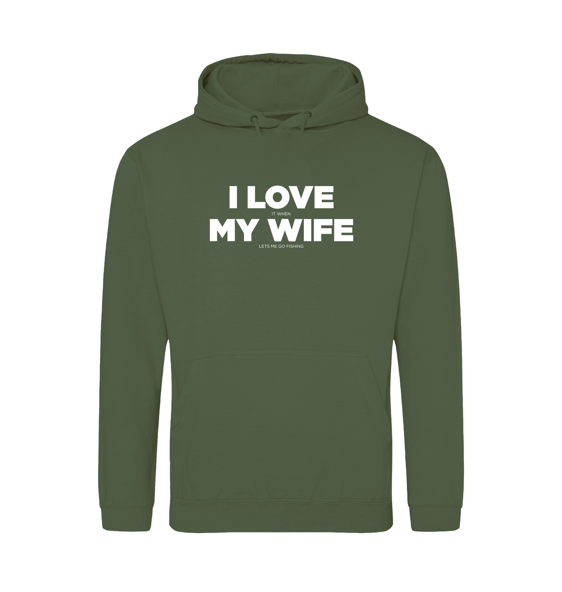Earthy Green Printed Hoody Front