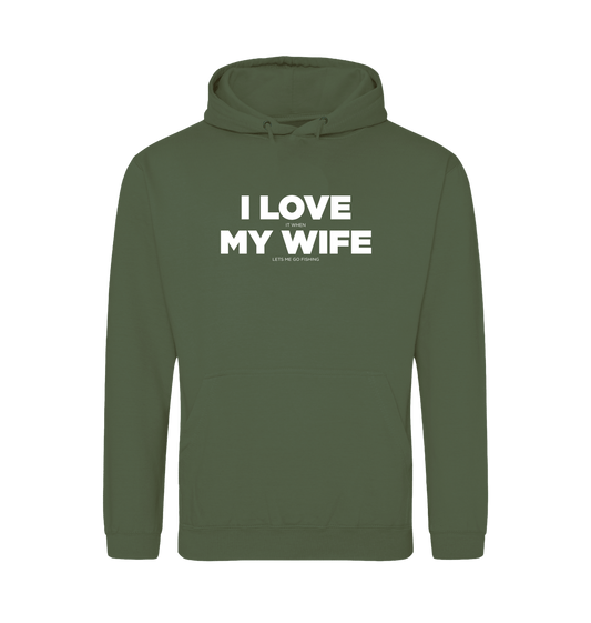 Earthy Green Printed Hoody Front