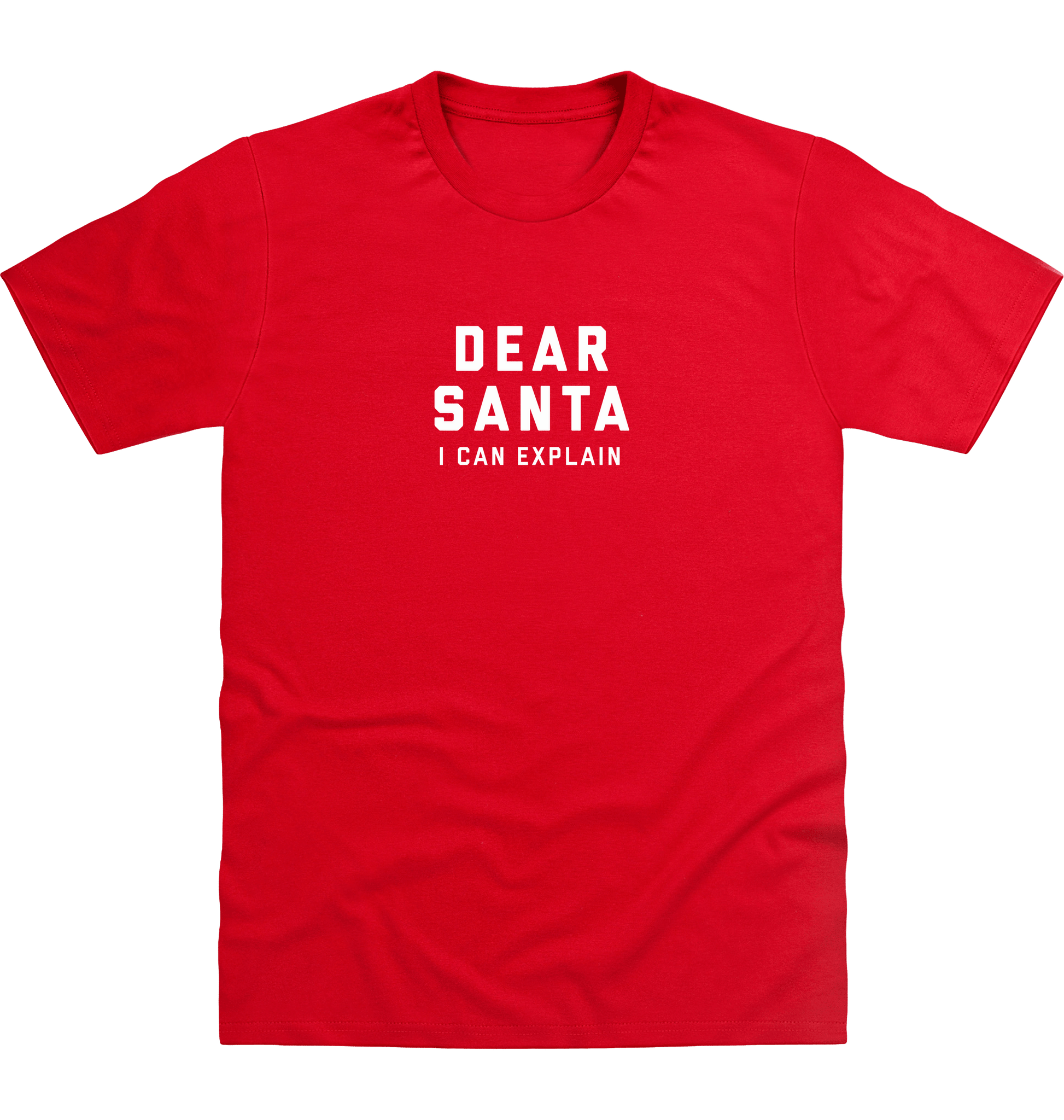 Fire Red Printed T-shirt Front