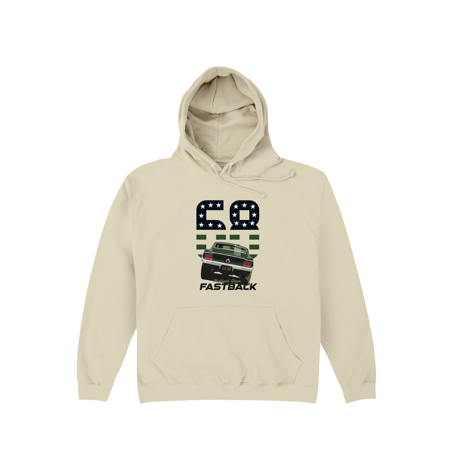 Desert Sand Printed Hoody Front