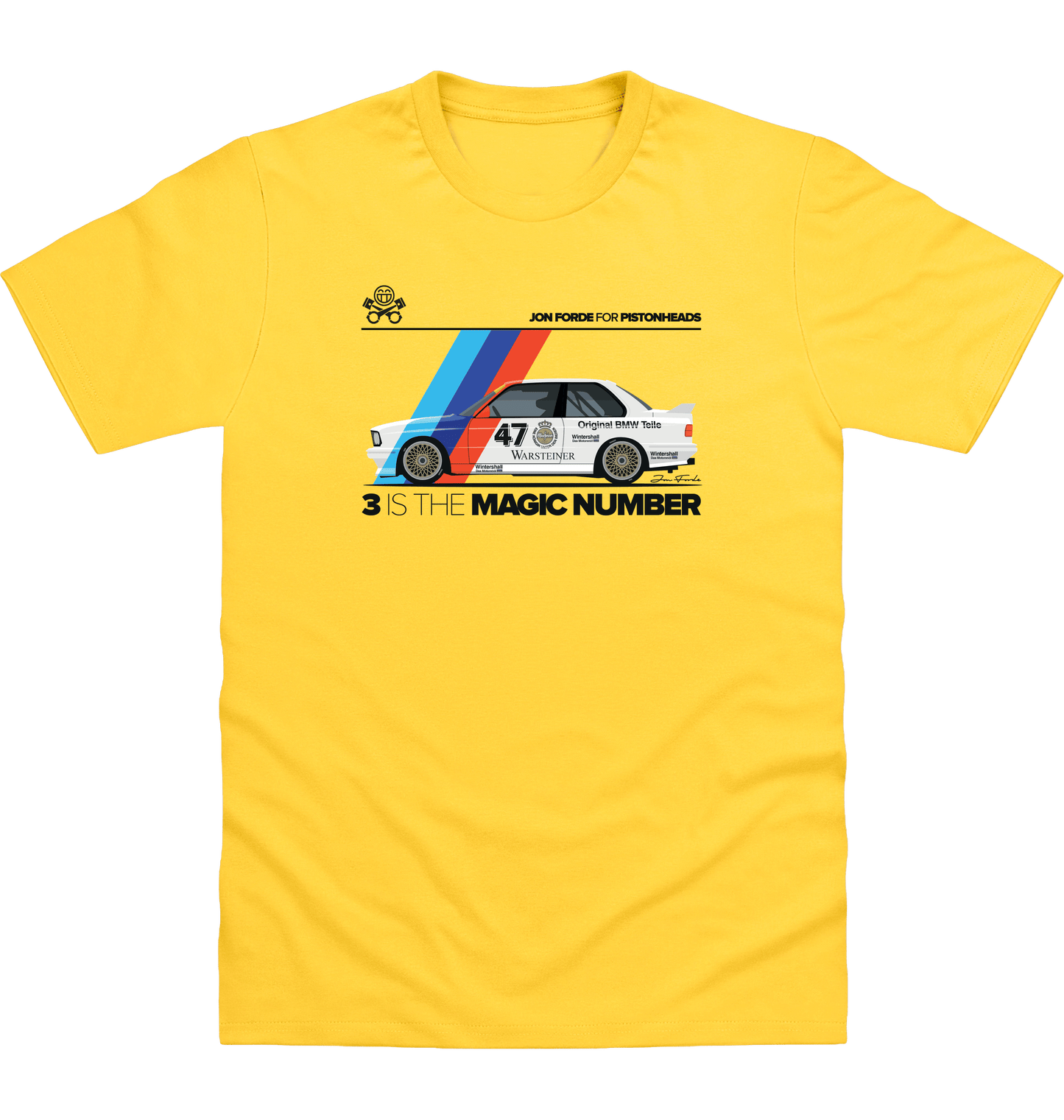 Sun Yellow Printed T-shirt Front