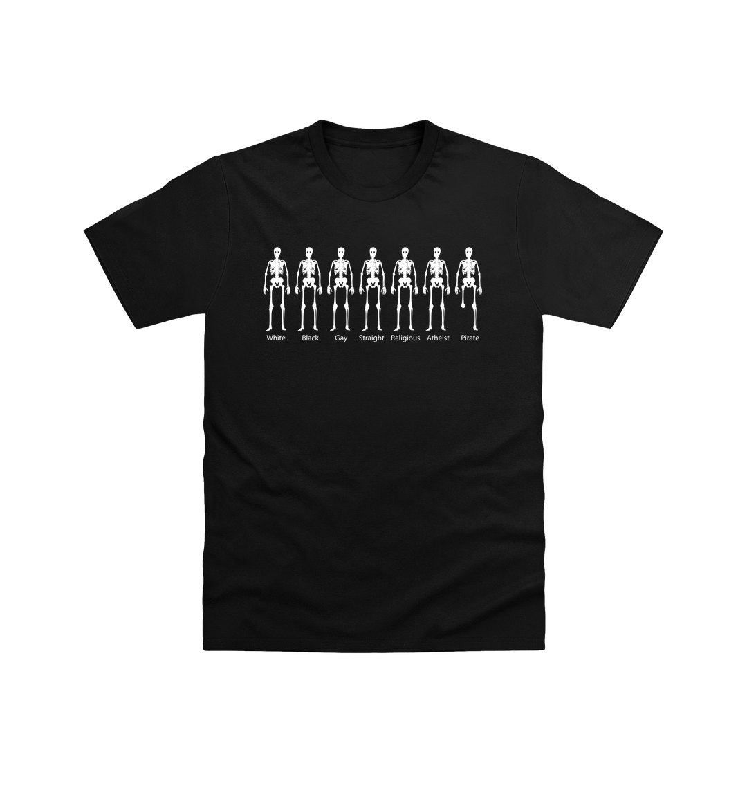 Black Printed T-shirt Front
